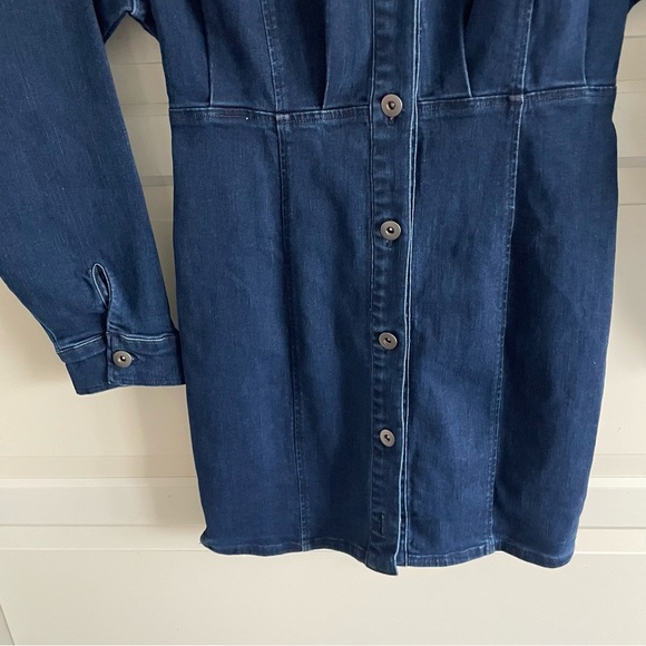 Free People Blue Long Sleeve Denim Dress - Picture 9 of 16
